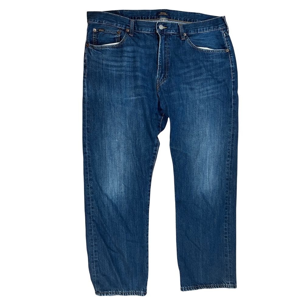 Polo Ralph Lauren Jeans Mens 38x30 Blue Classic Fit Straight Leg Medium Wash